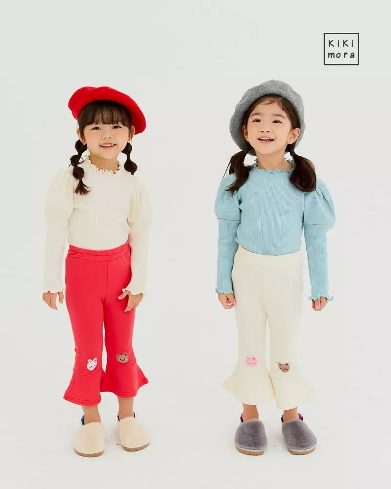 Kikimora - Korean Children Fashion - #minifashionista - Purple Rib Tee - 2
