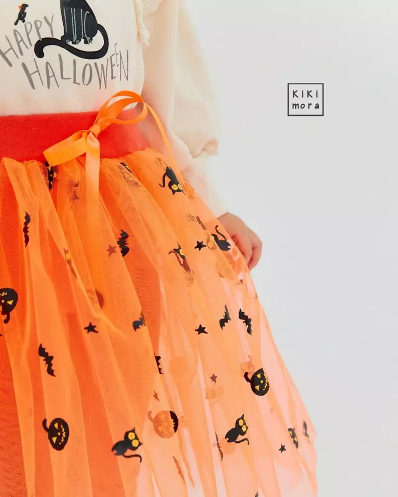 Kikimora - Korean Children Fashion - #prettylittlegirls - Halloween Skirt Leggings - 5
