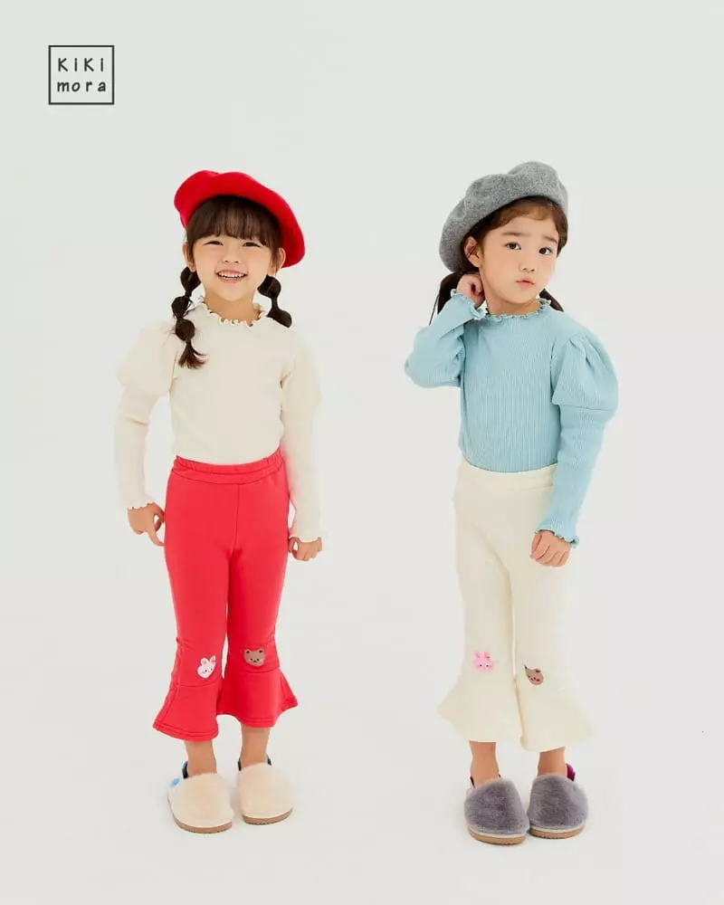 Kikimora - Korean Children Fashion - #prettylittlegirls - Purple Rib Tee - 3