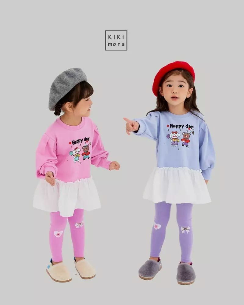 Kikimora - Korean Children Fashion - #prettylittlegirls - Party Mini Long Tee - 2