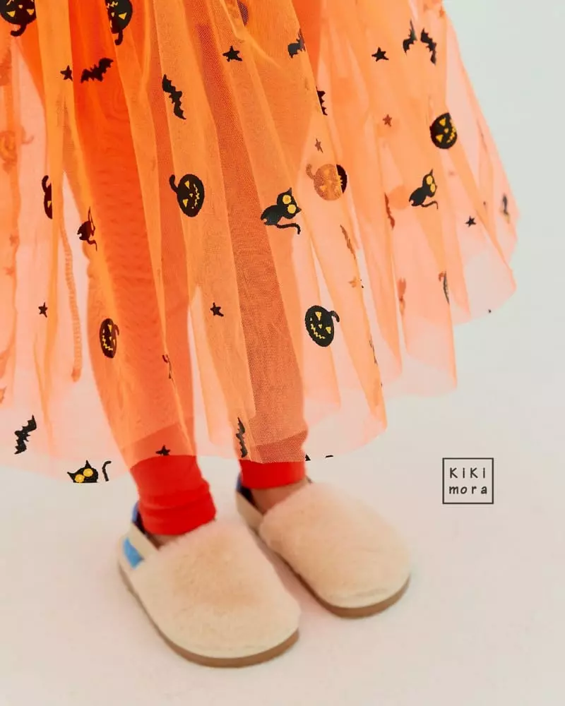 Kikimora - Korean Children Fashion - #todddlerfashion - Halloween Skirt Leggings - 6