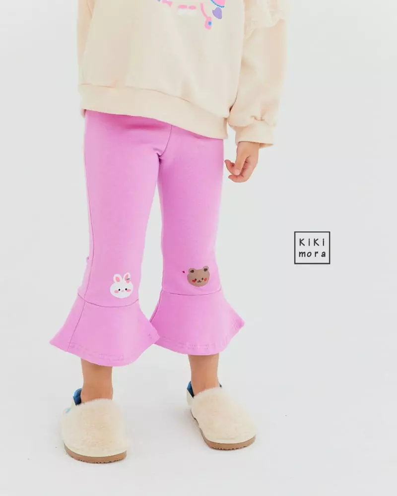 Kikimora - Korean Children Fashion - #toddlerclothing - Cute Bootscut Pants - 3