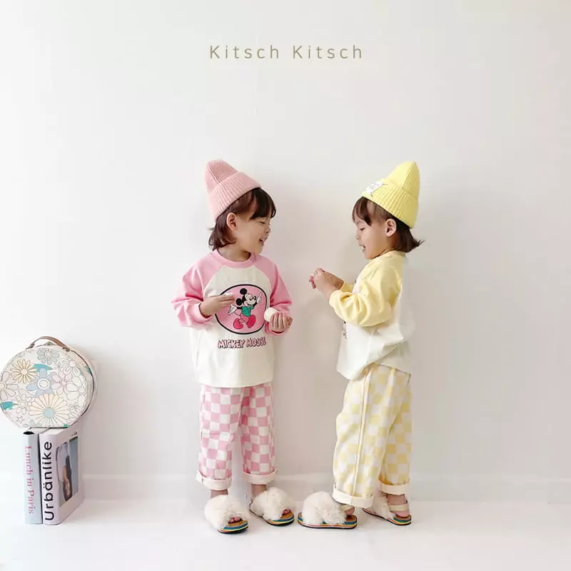 Kitsch Kitsch - Korean Children Fashion - #childofig - Micky Naglan Top Bottom Set - 5
