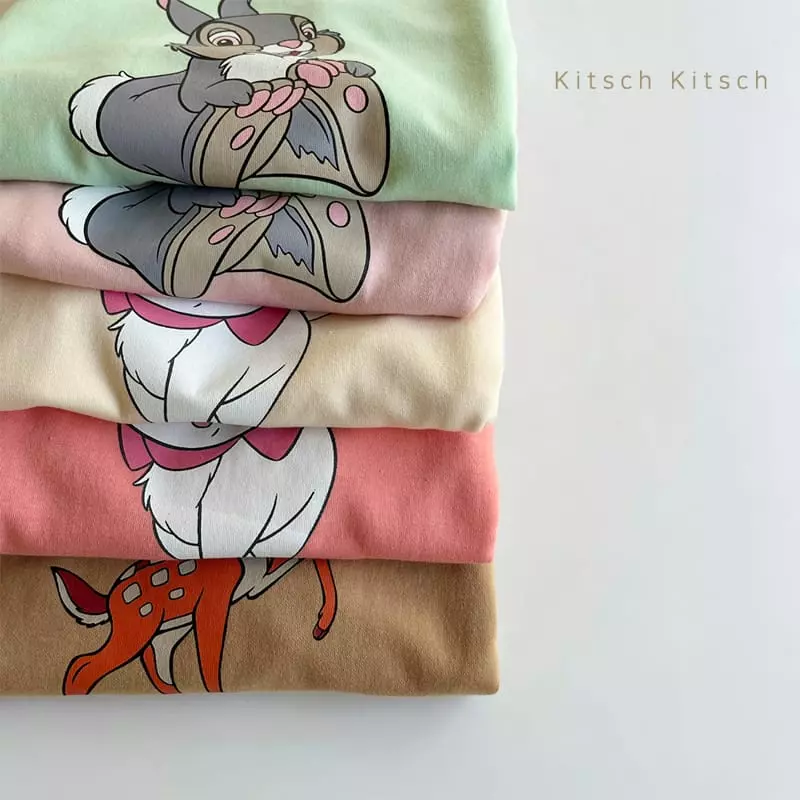 Kitsch Kitsch - Korean Children Fashion - #prettylittlegirls - Disney Sweatshirt One-piece - 4