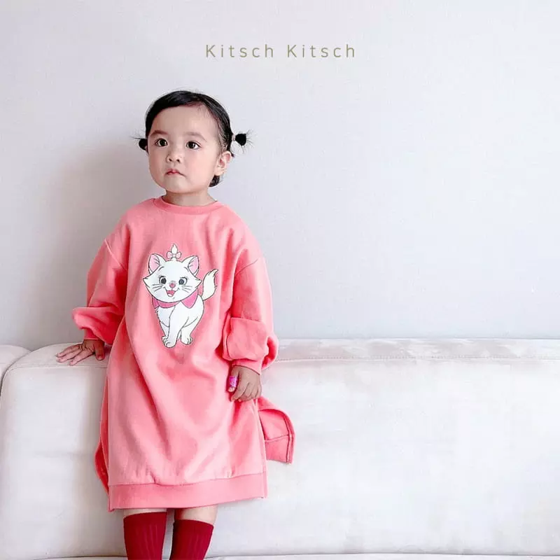 Kitsch Kitsch - Korean Children Fashion - #designkidswear - Disney Sweatshirt One-piece - 7