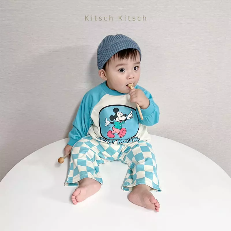 Kitsch Kitsch - Korean Children Fashion - #discoveringself - Micky Naglan Top Bottom Set - 9