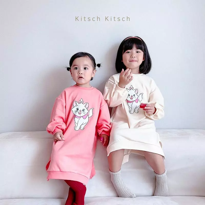 Kitsch Kitsch - Korean Children Fashion - #discoveringself - Disney Sweatshirt One-piece - 8