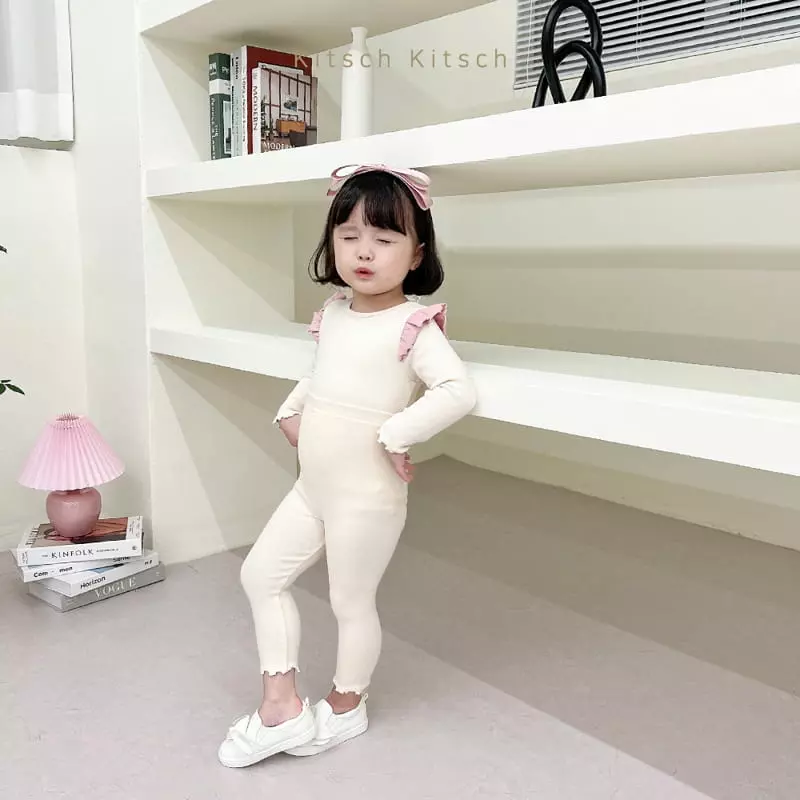 Kitsch Kitsch - Korean Children Fashion - #fashionkids - Lovely Frill Easywear - 5