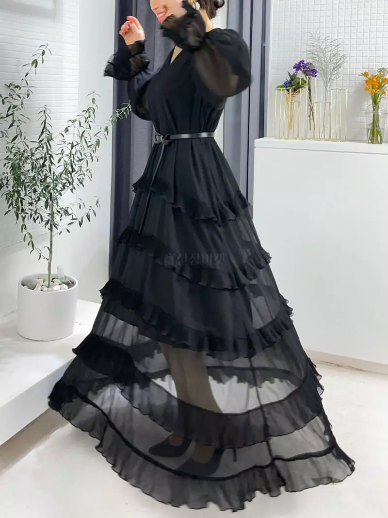 Kkonju - Korean Women Fashion - #momslook - Mago J One-pice - 6