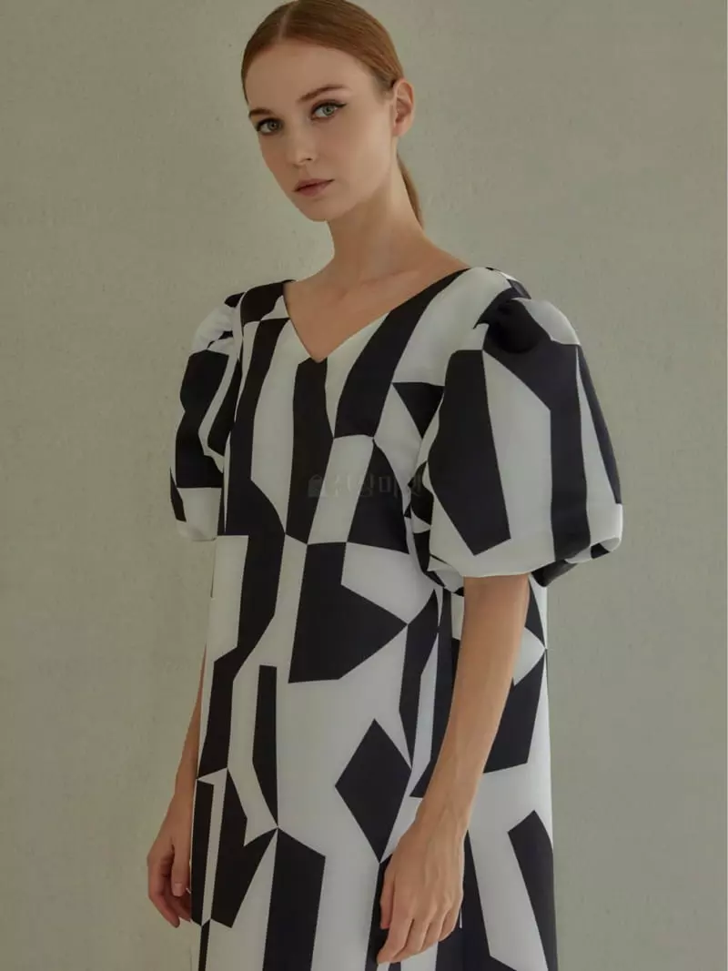 Kkonju - Korean Women Fashion - #vintageinspired - Pop One-pice - 3