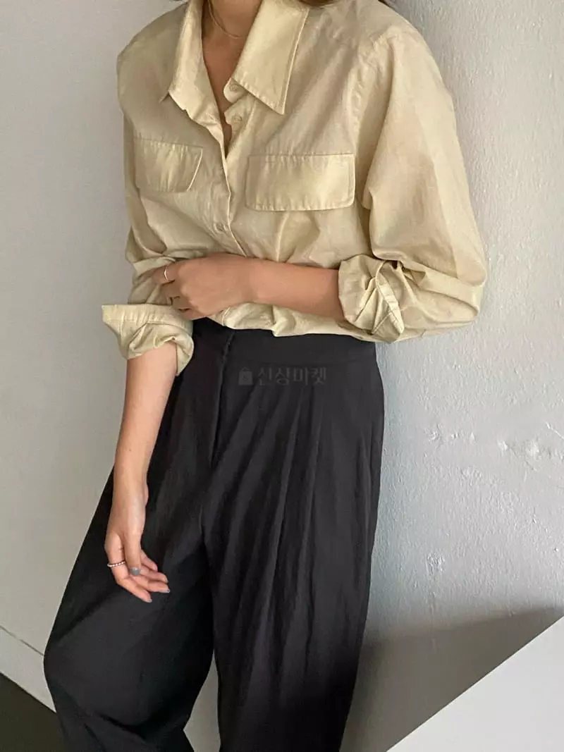 Knock - Korean Women Fashion - #momslook - Pocket Blouse - 3