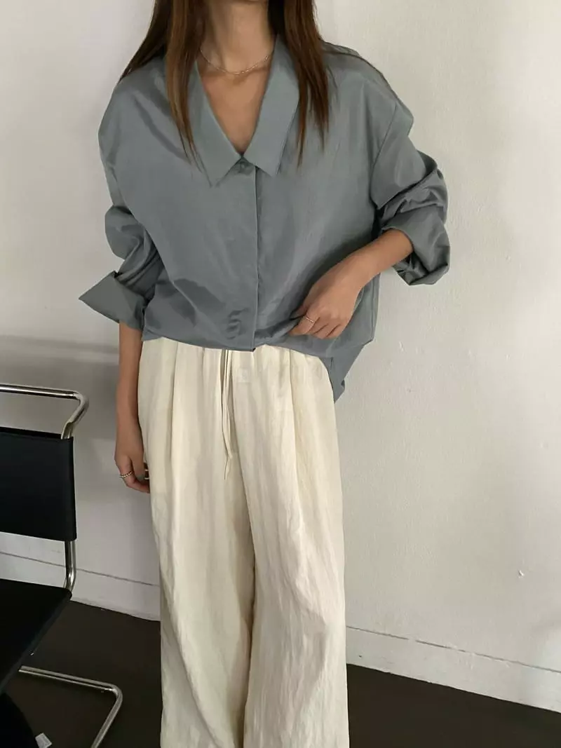Knock - Korean Women Fashion - #womensfashion - Collar Blouse - 4