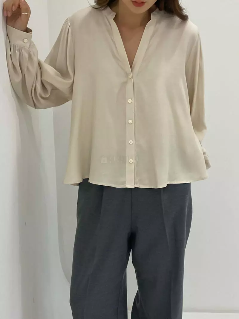 Knock - Korean Women Fashion - #momslook - Shelly Blouse - 3