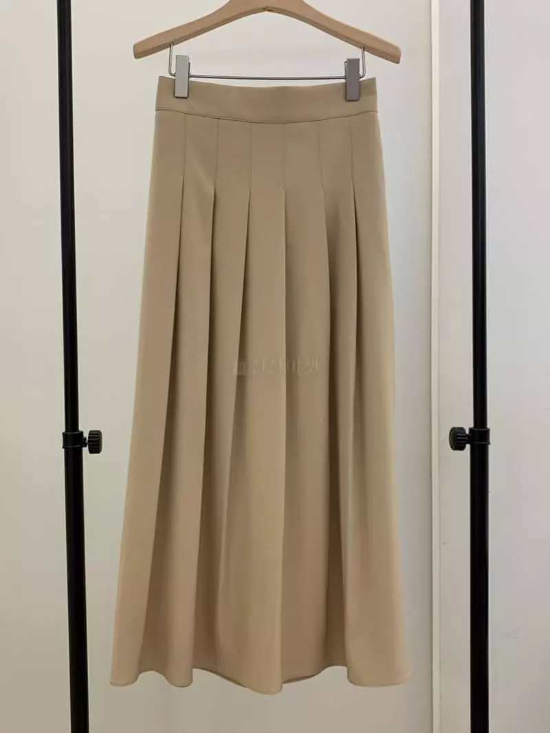 Knock - Korean Women Fashion - #momslook - Rich Wrinkle Skirt - 6