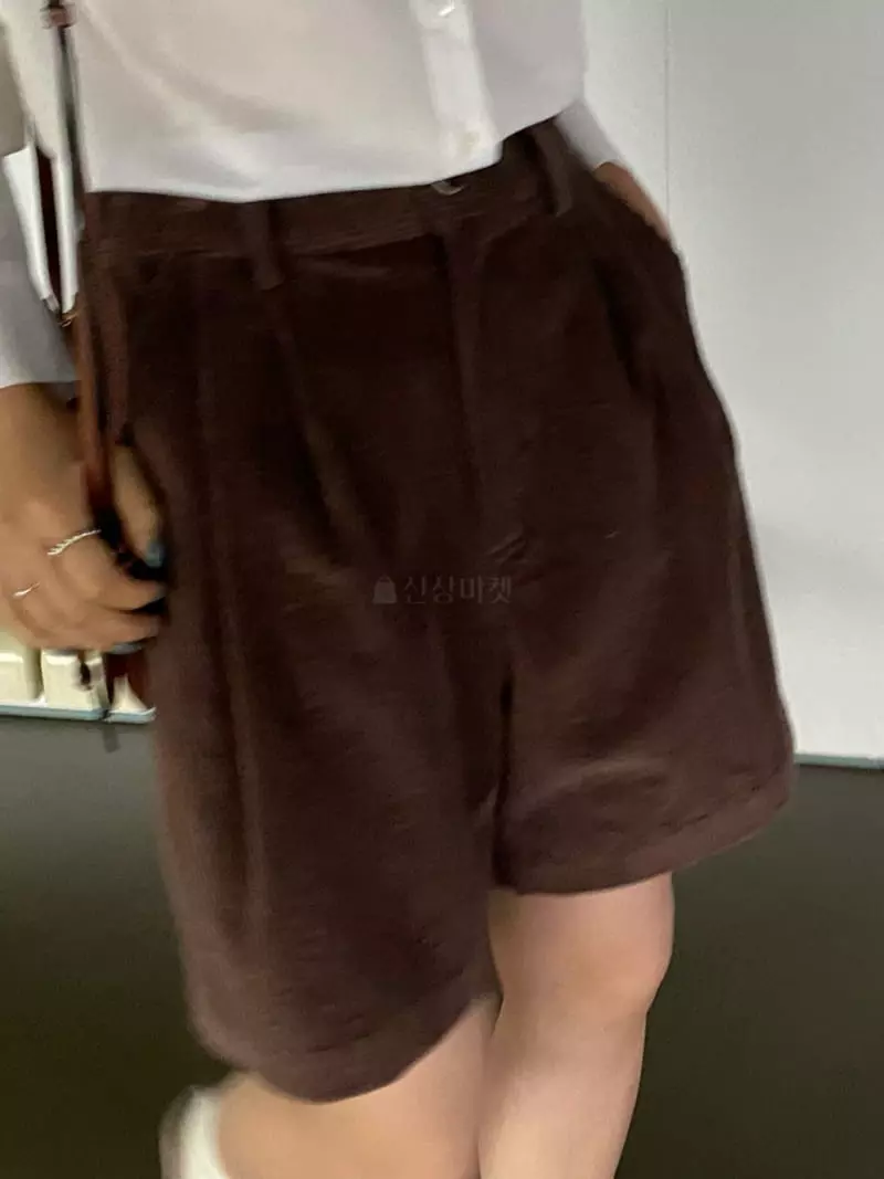 Knock - Korean Women Fashion - #momslook - Rib SHOrts - 2