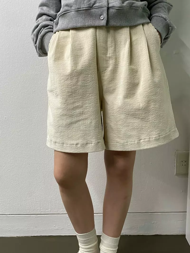 Knock - Korean Women Fashion - #momslook - Rib SHOrts - 3