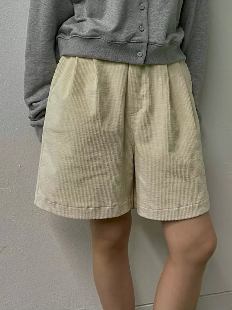 Knock - Korean Women Fashion - #vintageinspired - Rib SHOrts - 5