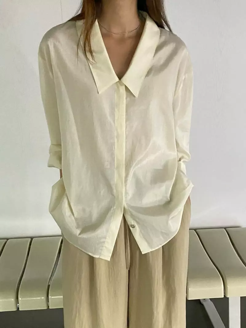 Knock - Korean Women Fashion - #womensfashion - Collar Blouse - 3