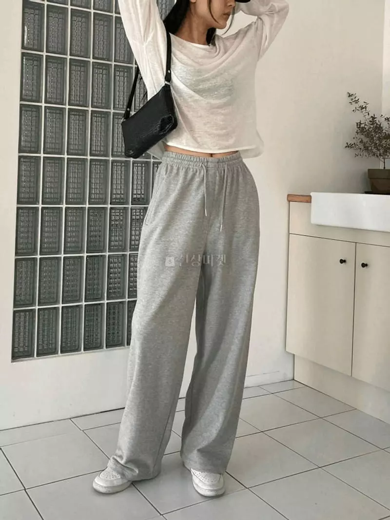 Knock - Korean Women Fashion - #womensfashion - Terry Pants - 2
