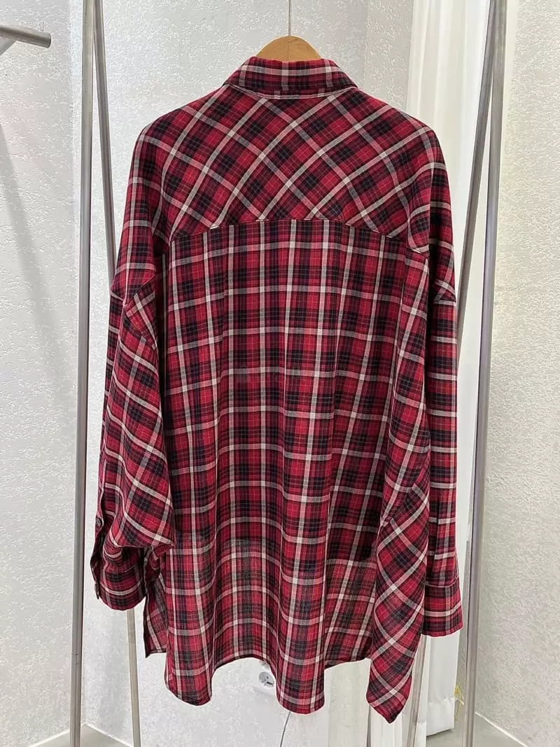 Lable - Korean Women Fashion - #momslook - Check Shirt - 3