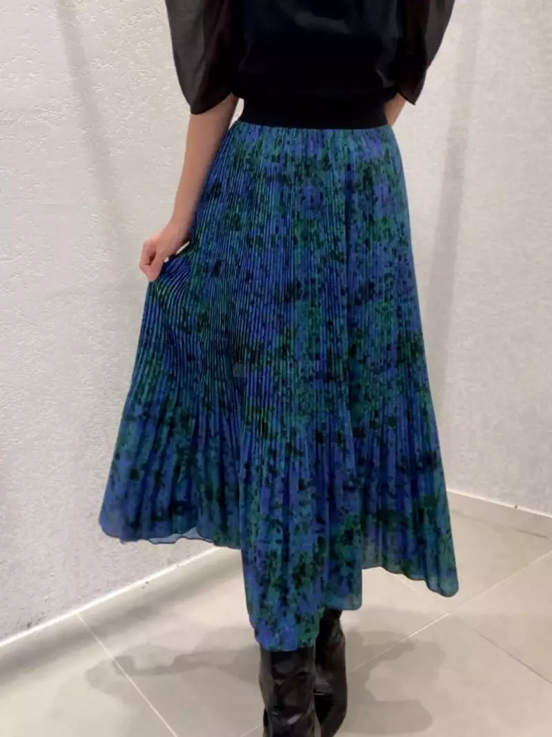 Lable - Korean Women Fashion - #momslook - Twice Wrinkle Skirt - 5