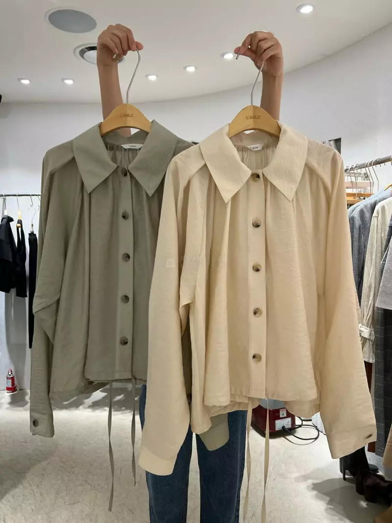 Lable - Korean Women Fashion - #momslook - Shirring Blouse - 6