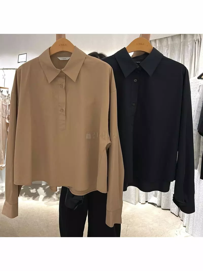 Lable - Korean Women Fashion - #pursuepretty - Half Shirt - 5