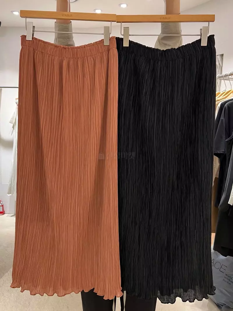 Lable - Korean Women Fashion - #vintagekidsstyle - Pleats Skirt - 4