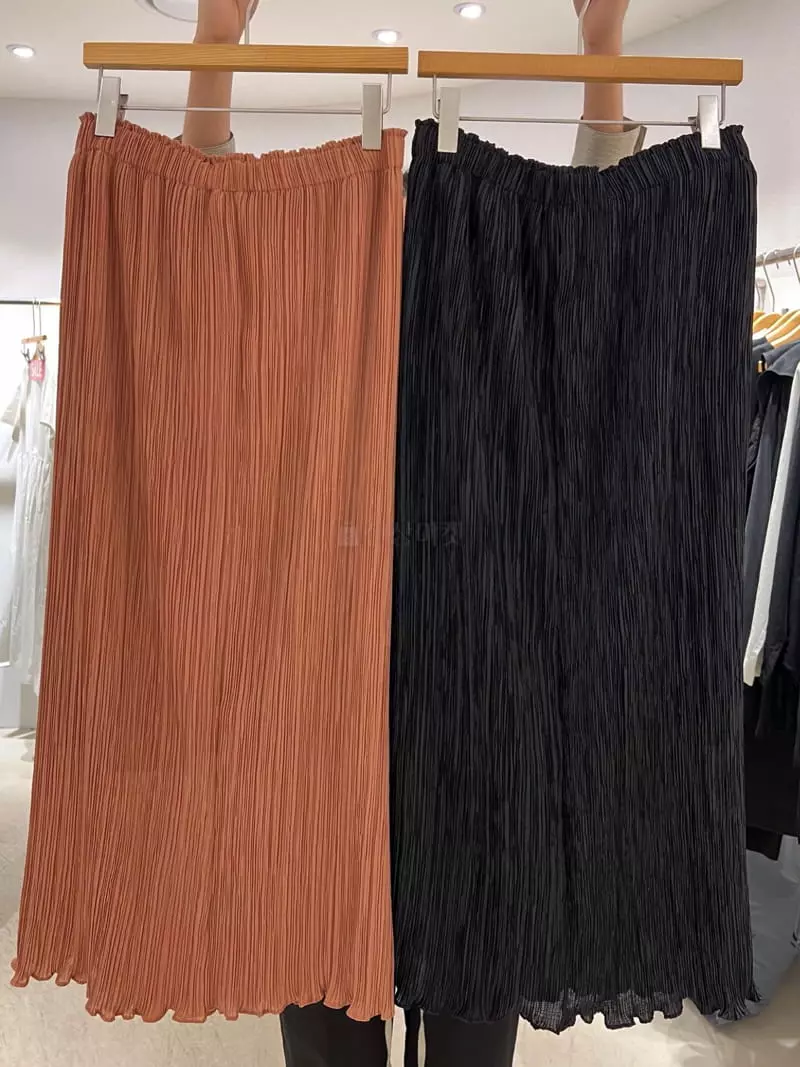 Lable - Korean Women Fashion - #restrostyle - Pleats Skirt - 5