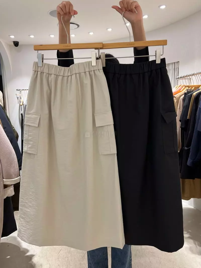Lable - Korean Women Fashion - #restrostyle - Pocket Skirt - 3