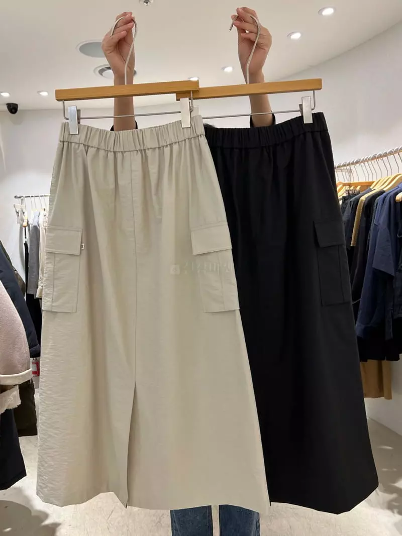 Lable - Korean Women Fashion - #restrostyle - Pocket Skirt - 4