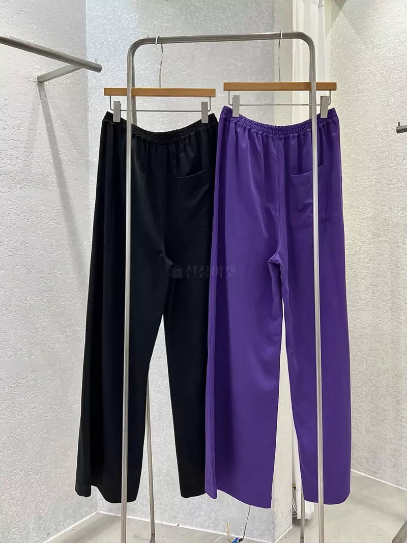 Lable - Korean Women Fashion - #romanticstyle - Two Tuck Pants - 3