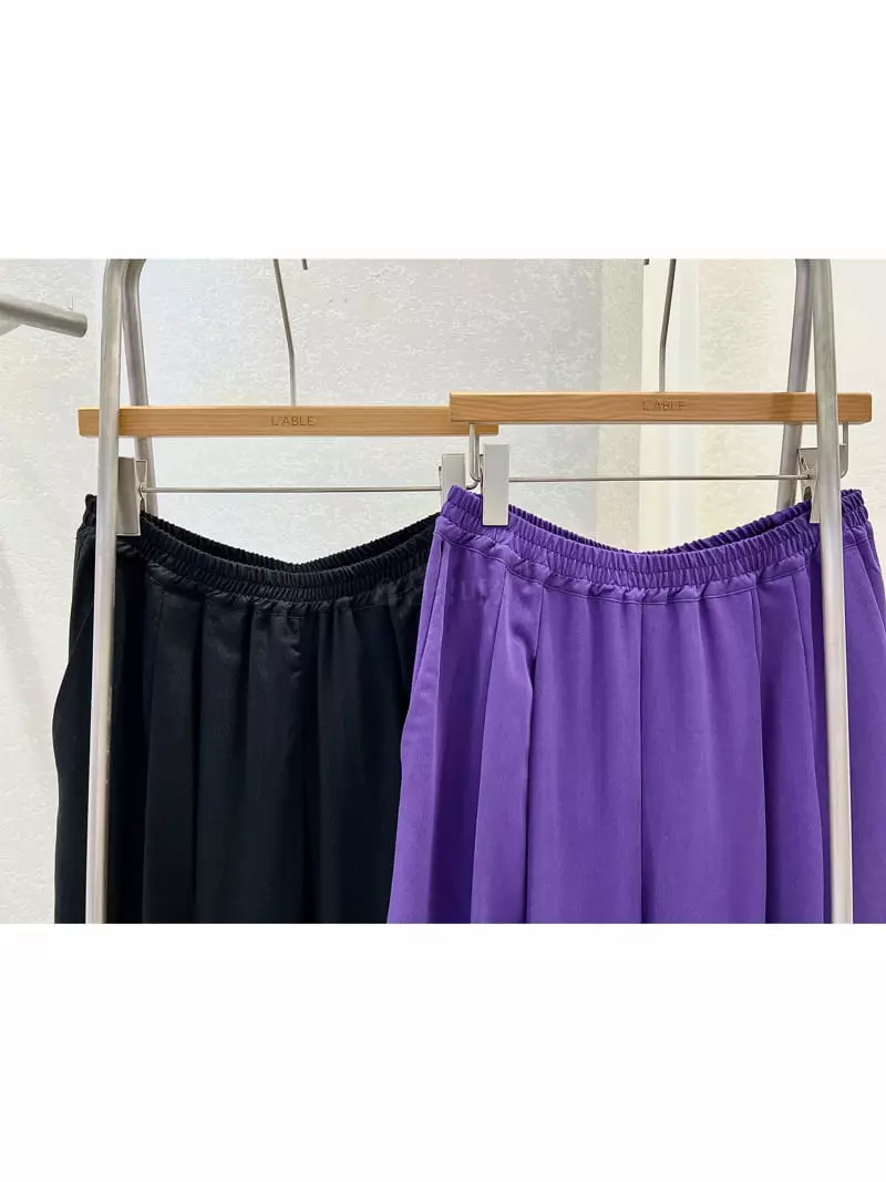 Lable - Korean Women Fashion - #romanticstyle - Two Tuck Pants - 4