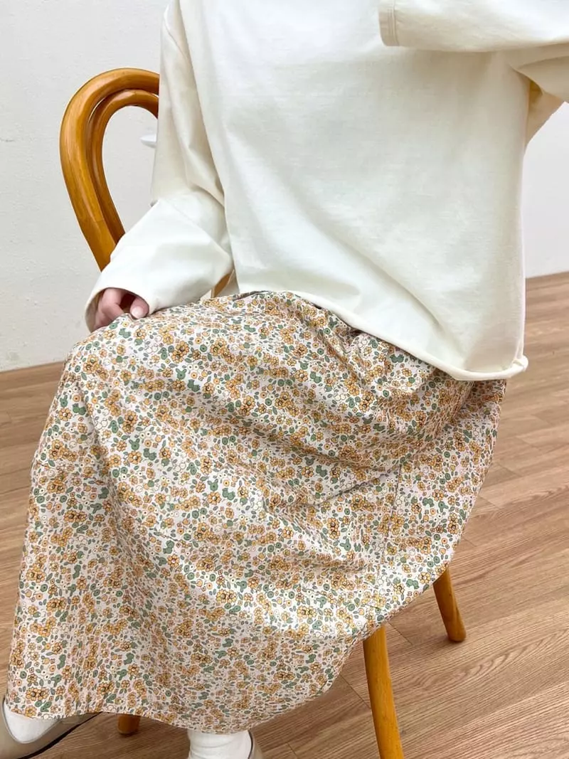 Lable - Korean Women Fashion - #thelittlethings - Small Flower Skirt