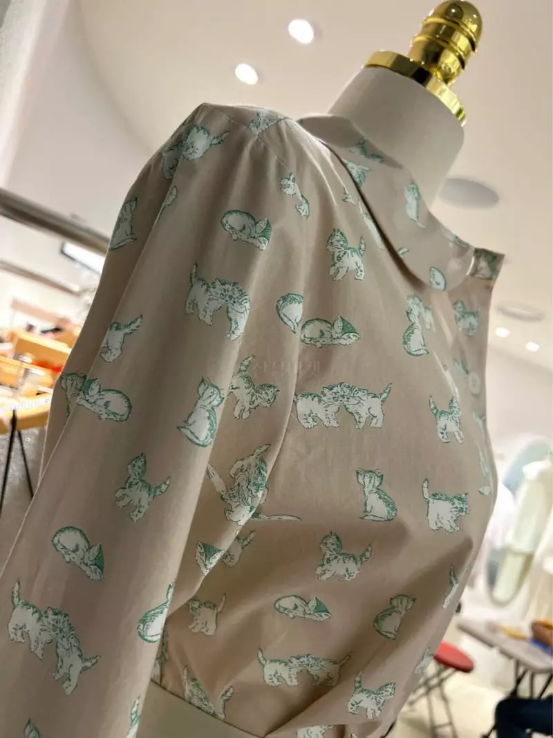 Lable - Korean Women Fashion - #thelittlethings - Cat Blouse - 3