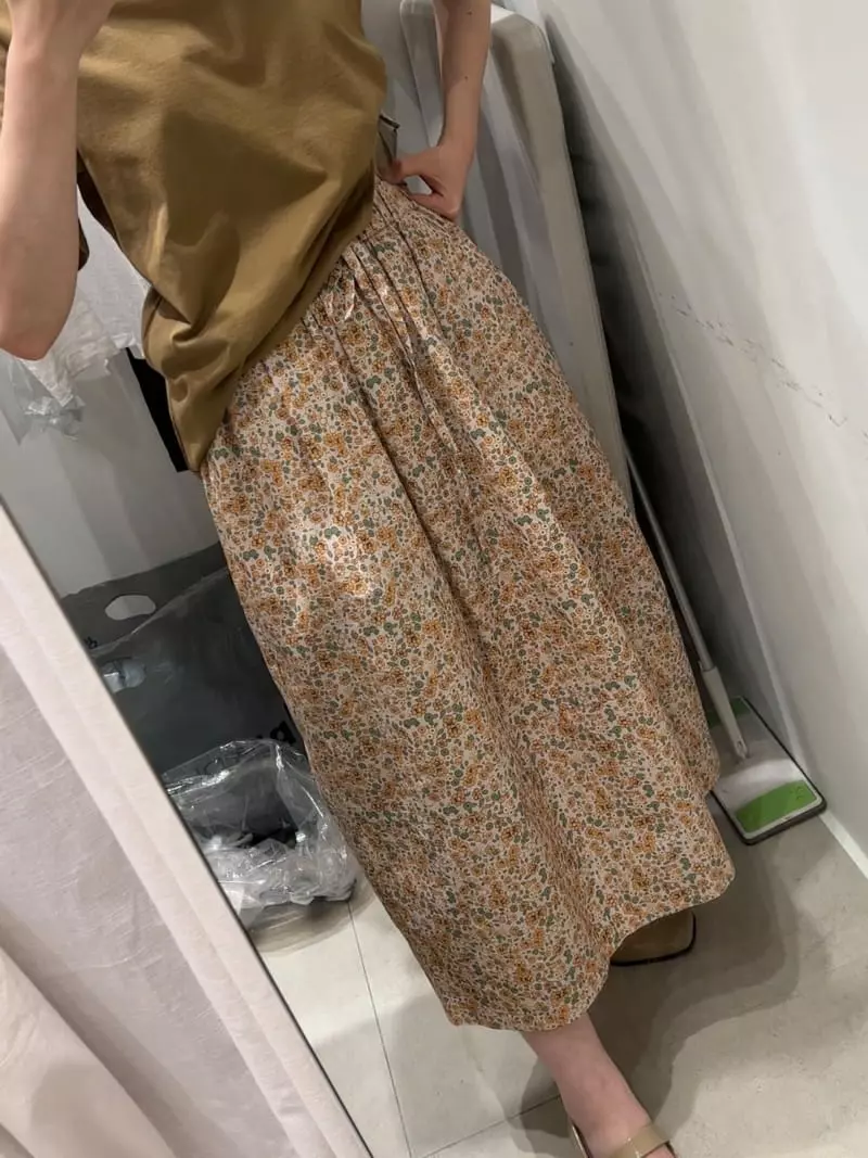 Lable - Korean Women Fashion - #womensfashion - Small Flower Skirt - 7