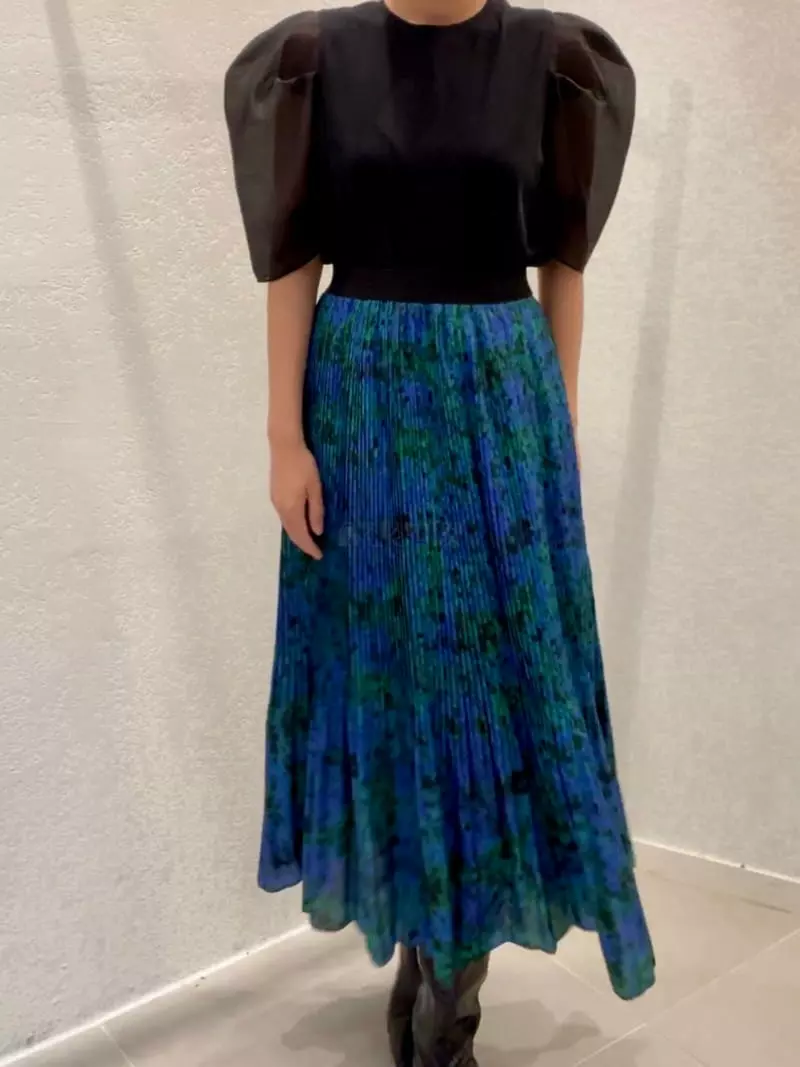Lable - Korean Women Fashion - #momslook - Twice Wrinkle Skirt - 4