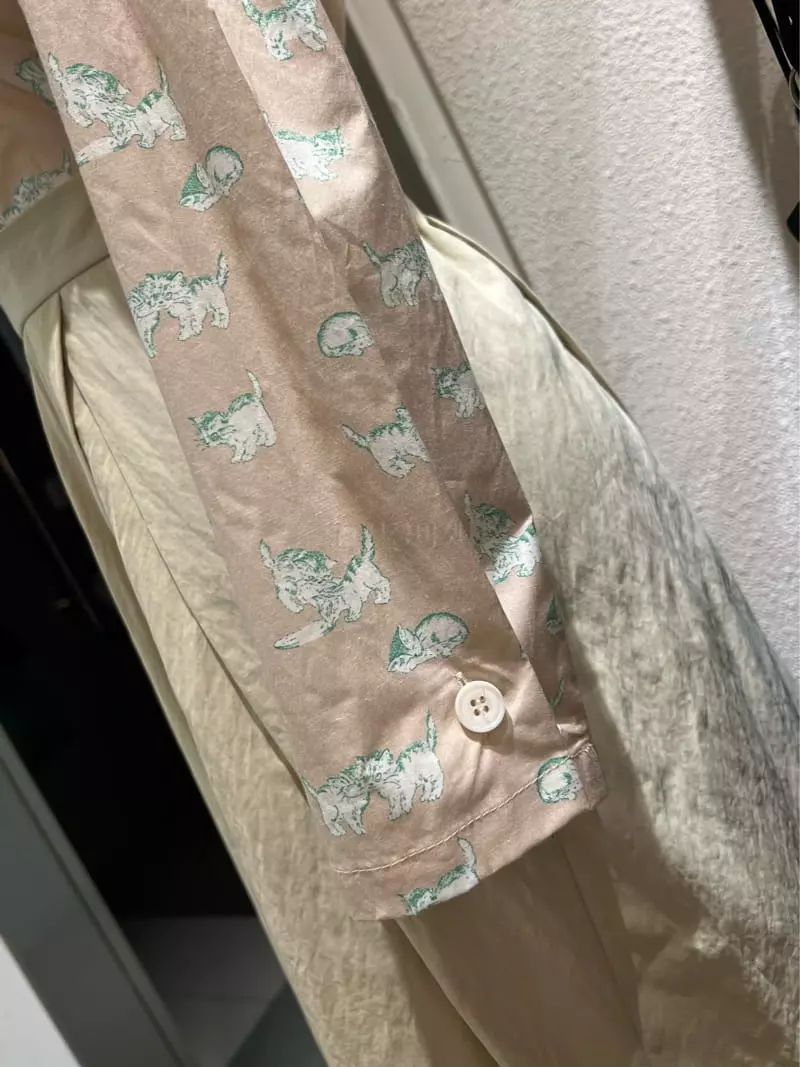 Lable - Korean Women Fashion - #womensfashion - Cat Blouse - 5