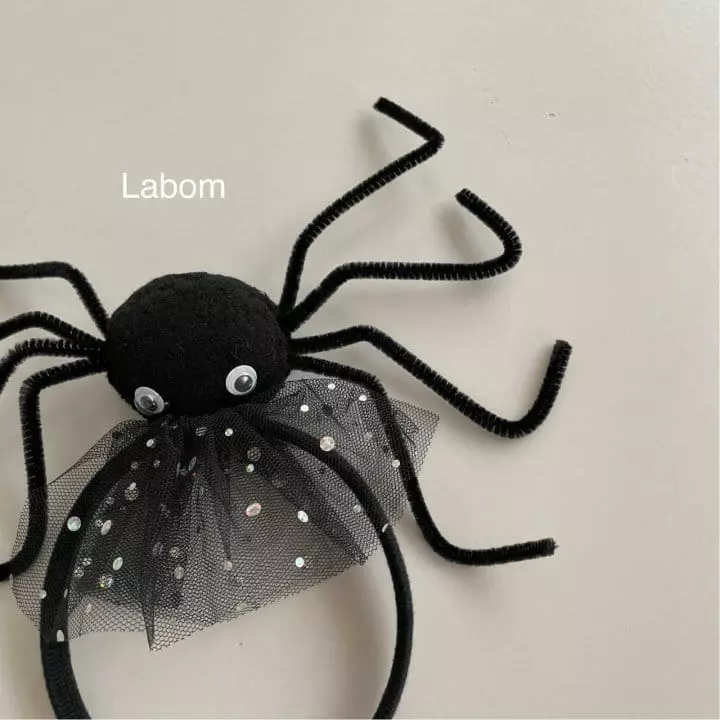 Labom - Korean Children Fashion - #childofig - Hallooween Spider Sha Hairband - 3