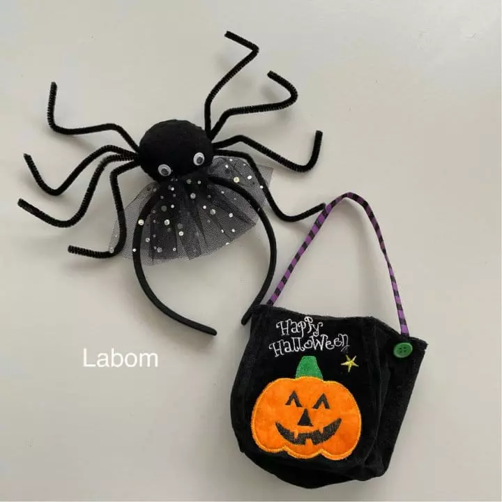 Labom - Korean Children Fashion - #childofig - Hallooween Spider Sha Hairband - 4