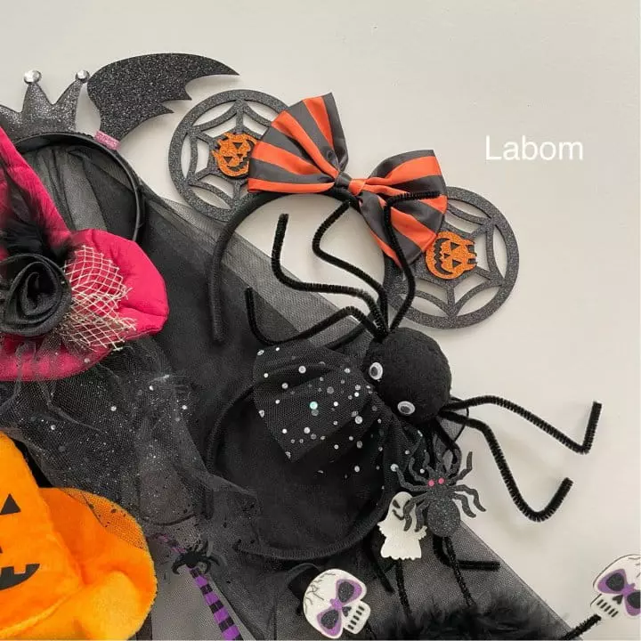 Labom - Korean Children Fashion - #childrensboutique - Hallooween Mickey Pumpkin Hairband - 4