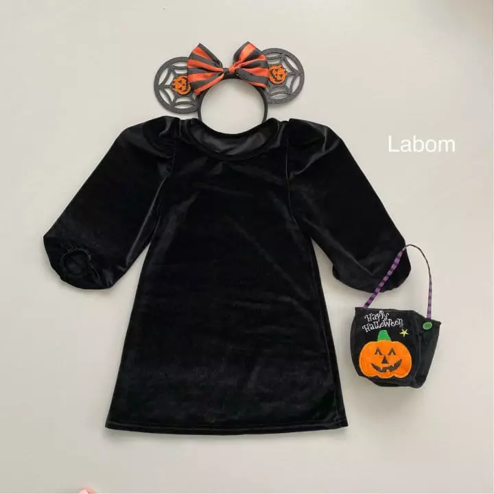 Labom - Korean Children Fashion - #littlefashionista - Veloure One-piece - 2