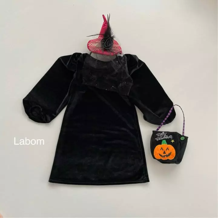 Labom - Korean Children Fashion - #magicofchildhood - Veloure One-piece - 4