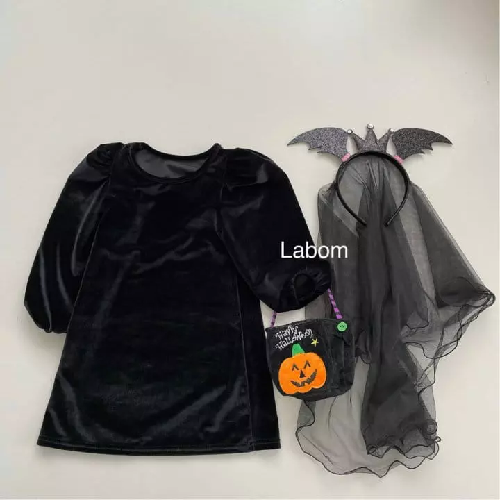 Labom - Korean Children Fashion - #prettylittlegirls - Veloure One-piece - 5
