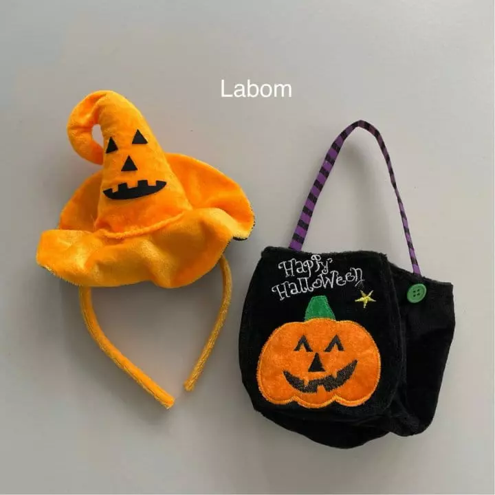 Labom - Korean Children Fashion - #prettylittlegirls - Hallooween Pumpkin Hat Hairband