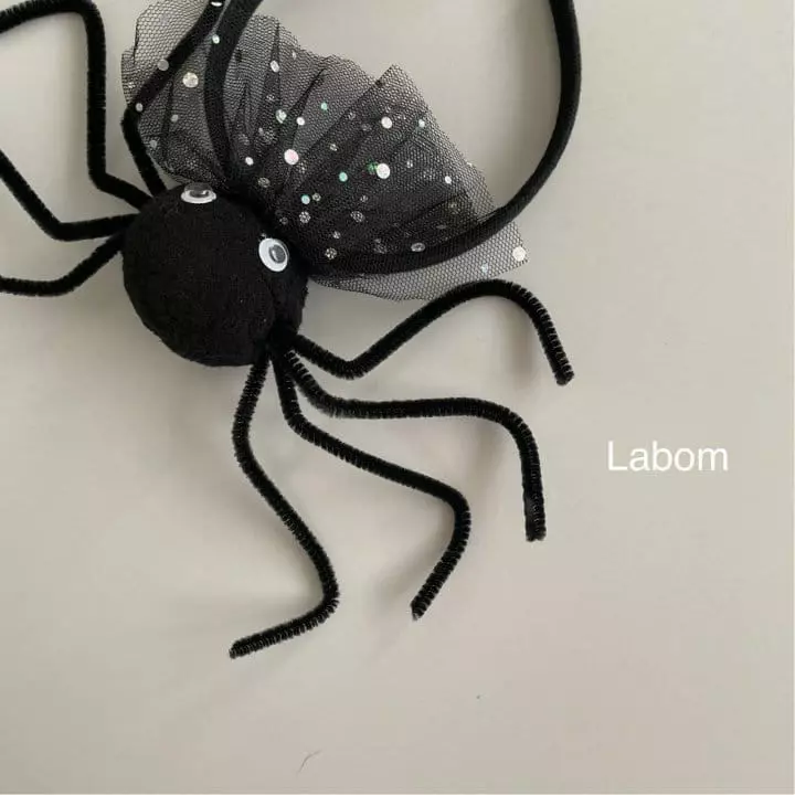 Labom - Korean Children Fashion - #stylishchildhood - Hallooween Spider Sha Hairband - 2