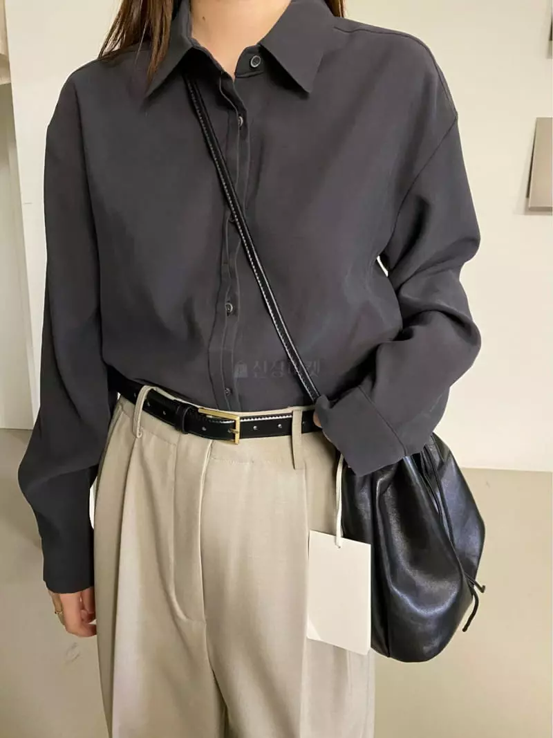 Lake Side - Korean Women Fashion - #momslook - Half Dangak Blouse - 9