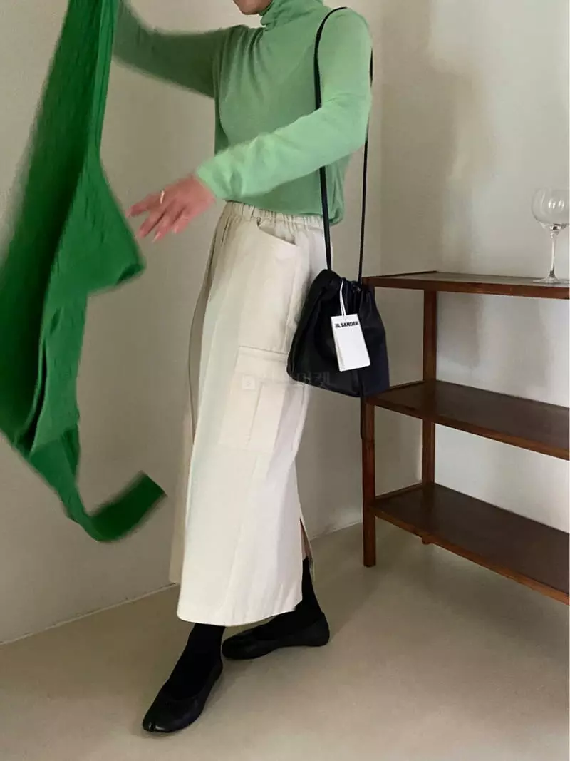 Lake Side - Korean Women Fashion - #momslook - Cargo Banding Skirt - 7