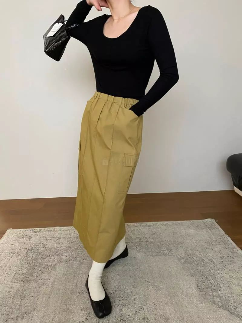 Lake Side - Korean Women Fashion - #momslook - Cargo Banding Skirt - 9