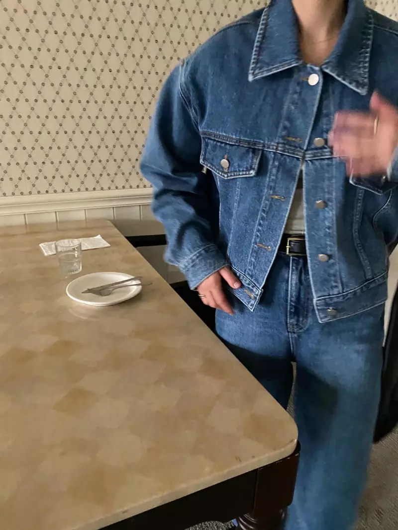 Lake Side - Korean Women Fashion - #thelittlethings - Jia Denim Jacket - 4